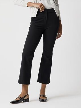 J.Crew Factory Kelsey Flare Pant Size 0 Black